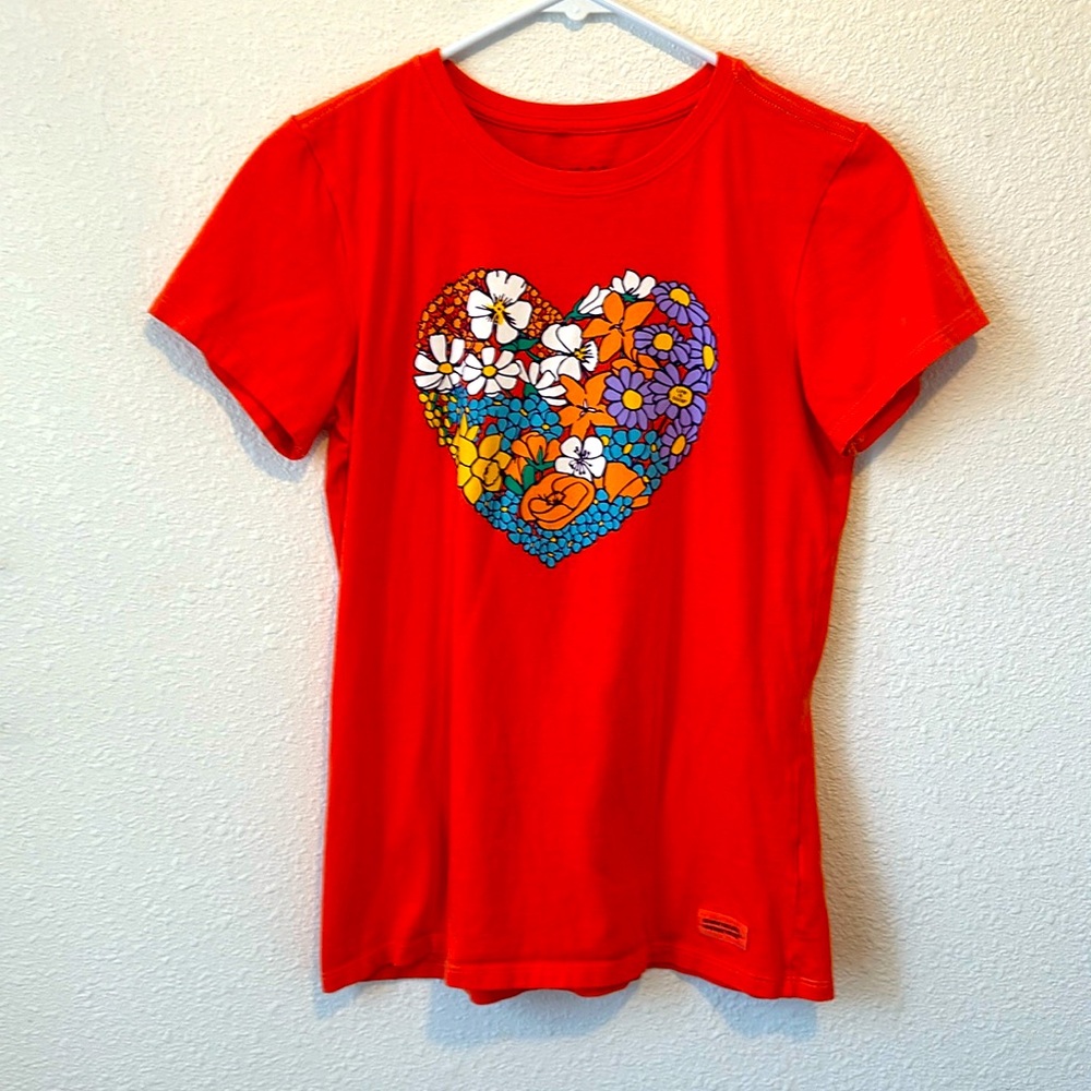 Women’s size small “Life is Good” shirt
